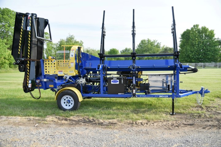 Firewood Processor with a Standard Hydraulic Deck Lifter